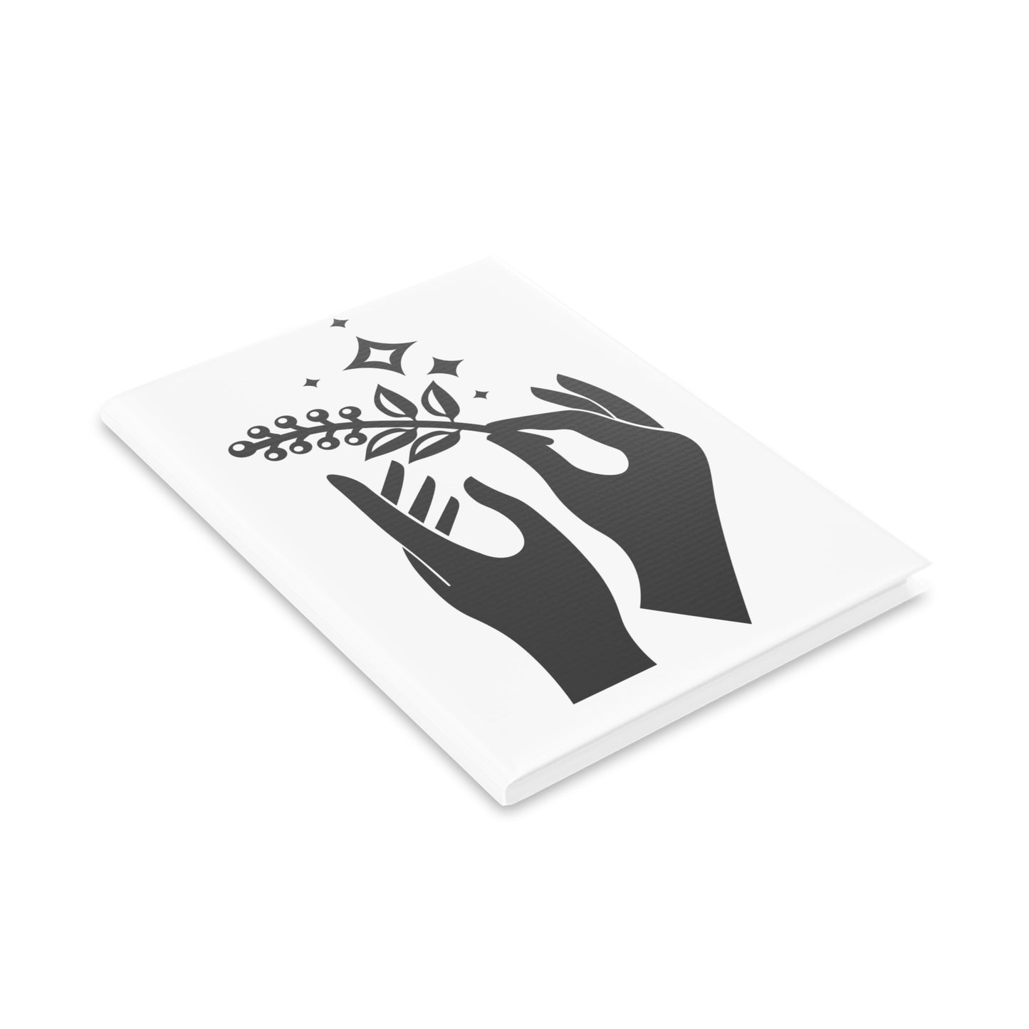 Artistic Hardcover Notebook | Healing in Real Time Design