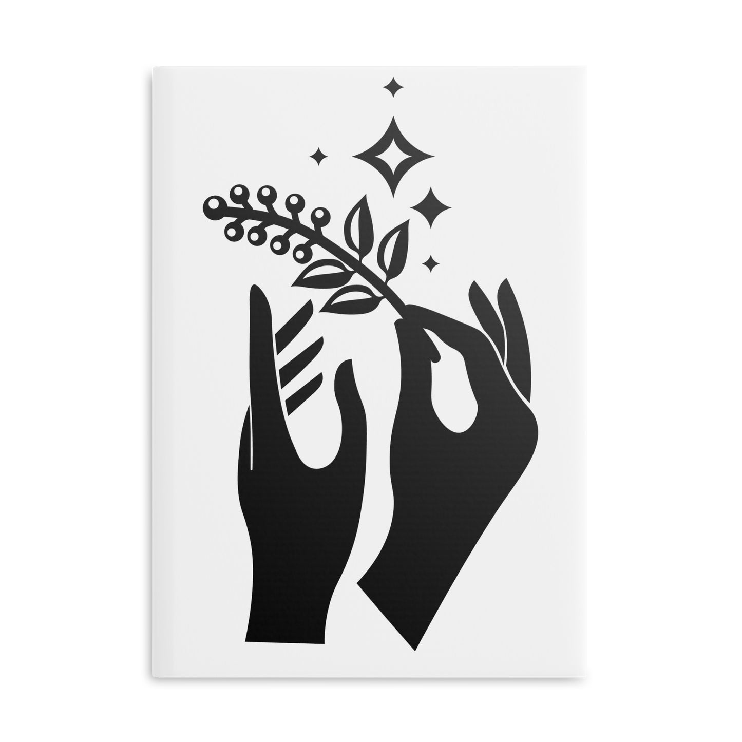 Artistic Hardcover Notebook | Healing in Real Time Design