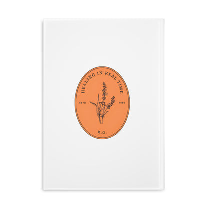 Artistic Hardcover Notebook | Healing in Real Time Design