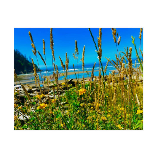 Vibrant Nature Satin Poster - Coastal Bliss Wall Art
