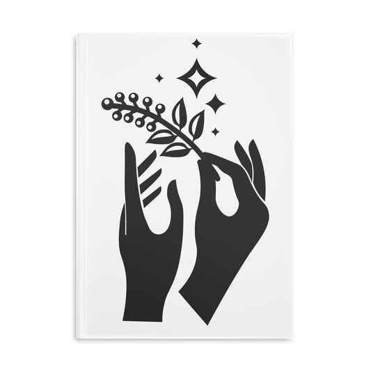 Artistic Hardcover Notebook | Healing in Real Time Design