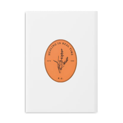 Artistic Hardcover Notebook | Healing in Real Time Design